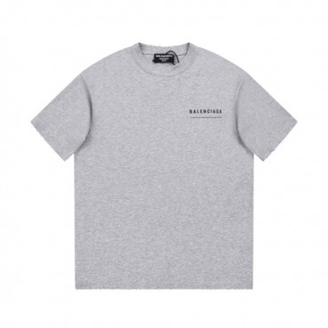 발렌시아가 남성 그레이 크루넥 반팔티 - Balenciaga Mens Gray Short sleeved Tshirts 