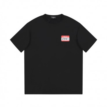 베트멍 남/녀 트렌디 블랙 반팔티 - Vetements Unisex Black Tshirts 