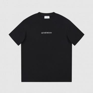 지방시 남성 크루넥 블랙 반팔티 - Givenchy Mens Black Short Sleeved Tshirts 