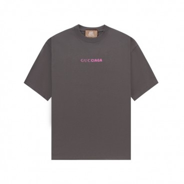 구찌 남/녀 그레이 크루넥 반팔티 - Gucci Unisex Gray Short sleeved Tshirts 