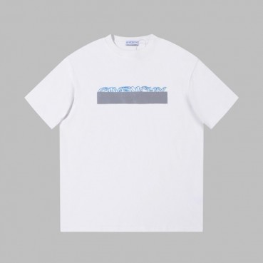 지방시 남성 크루넥 화이트 반팔티 - Givenchy Mens White Short Sleeved Tshirts 