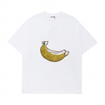 발렌시아가 남성 화이트 크루넥 반팔티 - Balenciaga Mens White Short sleeved T