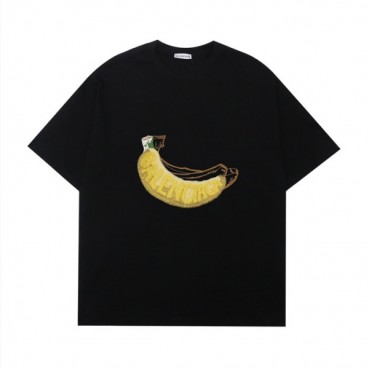 발렌시아가 남성 블랙 크루넥 반팔티 - Balenciaga Mens Black Short sleeved T