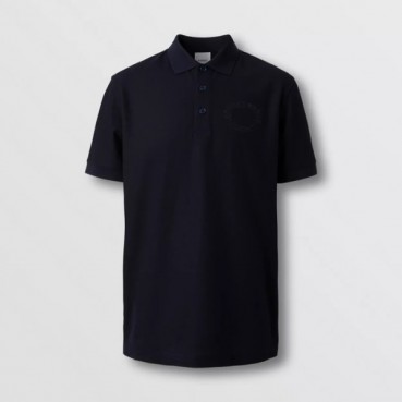 버버리 남성 네이비 폴로 반팔티 - Burberry Mens Navy Tshirts 
