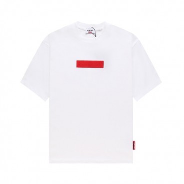 발렌시아가 남성 크루넥 화이트 반팔티 - Balenciaga Mens White Short sleeved T