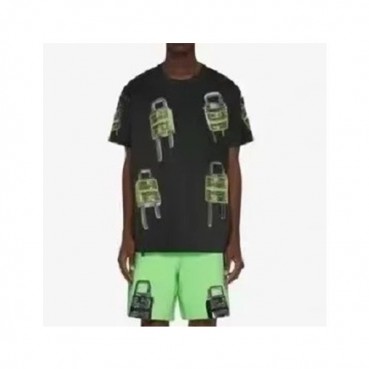 지방시 남성 크루넥 블랙 반팔티 - Givenchy Mens Black Short Sleeved Tshirts 