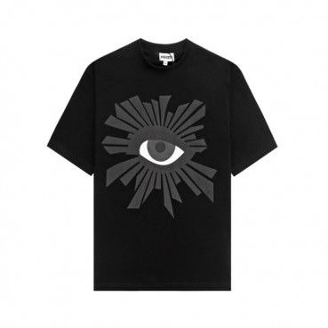 겐조 남/녀 블랙 크루넥 반팔티 - Kenzo Unisex Black Tshirts 
