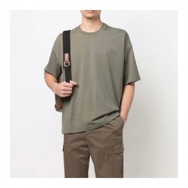 제냐 남성 그레이 크루넥 반팔티 - Zegna Mens Gray Tshirts 