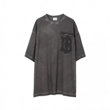 버버리 남성 그레이 크루넥 반팔티 - Burberry Mens Gray Tshirts 