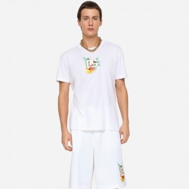 돌체앤가바나 남성 화이트 반팔티 - Dolce&Gabbana Mens White Tshirts 