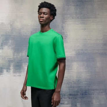 에르메스 남자  크루넥 그린 반팔티 - Hermes Mens Green Tshirts 