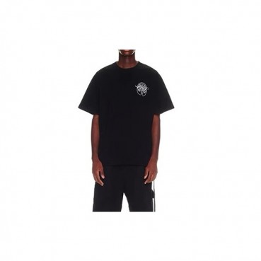 오프화이트 남성 모던 블랙 반팔티 - Off white Mens Black Short sleeved Tshirts 