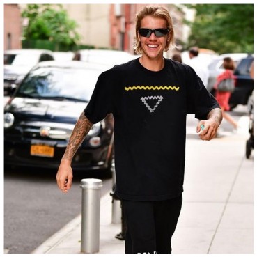 프라다 남성 블랙 크루넥 반팔티 - Prada Mens Black Short sleeved Tshirts 
