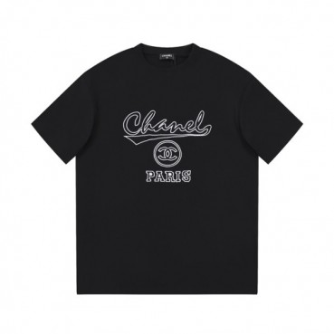 샤넬 남성 크루넥 블랙 반팔티 - Chanel Mens Black Tshirts 