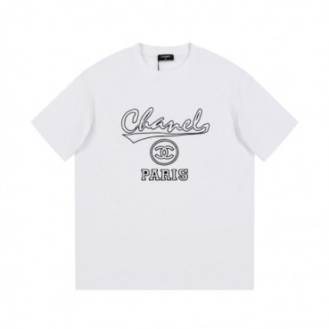 샤넬 남성 크루넥 화이트 반팔티 - Chanel Mens White Tshirts 
