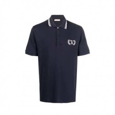 발렌티노 남성 네이비 폴로 반팔티 - Valentino Mens Navy Tshirts 