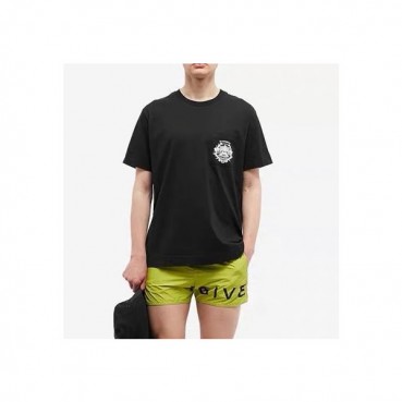 지방시 남성 크루넥 블랙 반팔티 - Givenchy Mens Black Short Sleeved Tshirts 