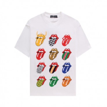 크롬하츠 남성 화이트 크루넥 반팔티 - Chrom Hearts Mens White Short sleeved T