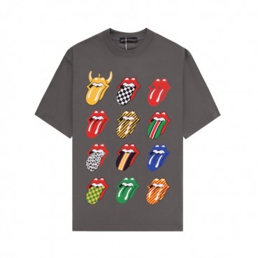 크롬하츠 남성 그레이 크루넥 반팔티 - Chrom Hearts Mens Gray Short sleeved T