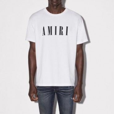 아미리 남성 화이트 크루넥 반팔티 - Amiri Mens White Short sleeved Tshirts 