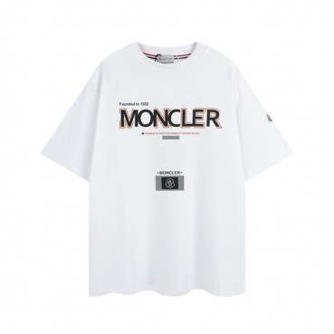 몽클레어 남성 블랙 크루넥 반팔티 - Moncler Mens Black Tshirts 