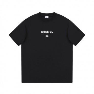 샤넬 남성 크루넥 블랙 반팔티 - Chanel Mens Black Tshirts 