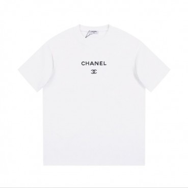 샤넬 남성 크루넥 화이트 반팔티 - Chanel Mens White Tshirts 