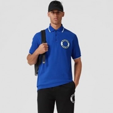 버버리남성 화이트 폴로 반팔티 - Burberry Mens White Tshirts 