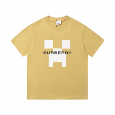 버버리 남성 카멜 크루넥 반팔티 - Burberry Mens Camel Tshirts 
