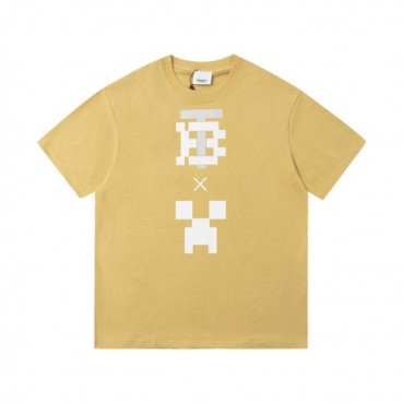 버버리 남성 카멜 크루넥 반팔티 - Burberry Mens Camel Tshirts 