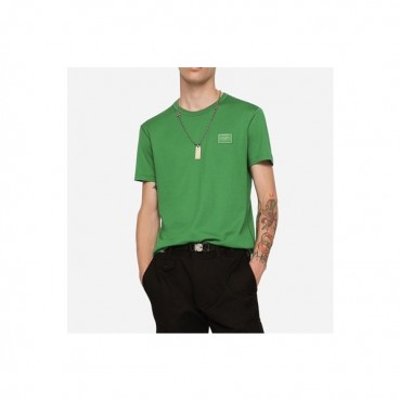 돌체앤가바나 남성 그린 반팔티 - Dolce&Gabbana Mens Green Tshirts 