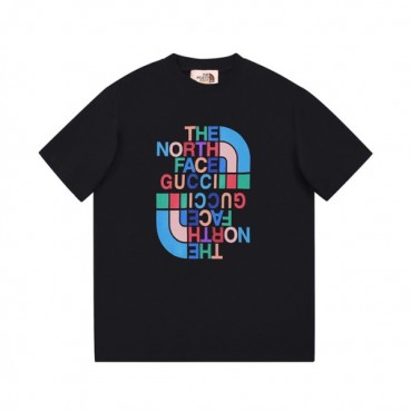 구찌 남/녀 블랙 크루넥 반팔티 - Gucci Unisex Black Short sleeved T