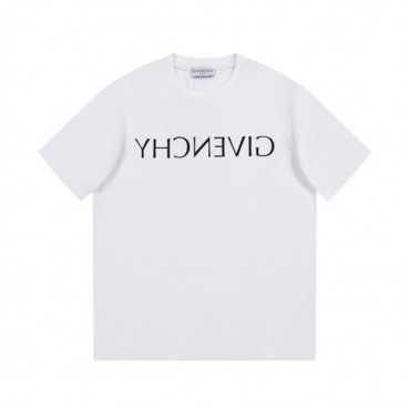 지방시 남성 크루넥 화이트 반팔티 - Givenchy Mens White Short Sleeved Tshirts 