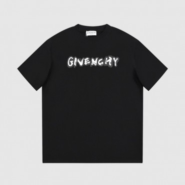 지방시 남성 크루넥 블랙 반팔티 - Givenchy Mens Black Short Sleeved Tshirts 