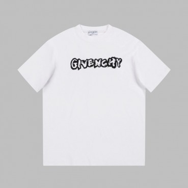 지방시 남성 크루넥 화이트 반팔티 - Givenchy Mens White Short Sleeved Tshirts 