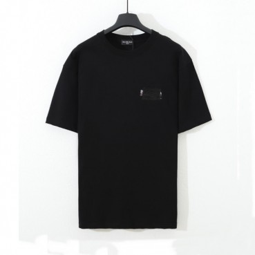 발렌시아가 남/녀 크루넥 블랙 반팔티 - Balenciaga Unisex Black Short sleeved T