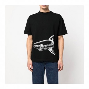 팜 엔젤스 남성 블랙 크루넥 반팔티 - Pam Angels Mens Black Tshirts 