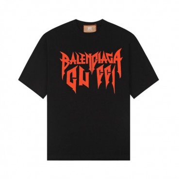 구찌 남/녀 블랙 크루넥 반팔티 - Gucci Unisex Black Short sleeved T