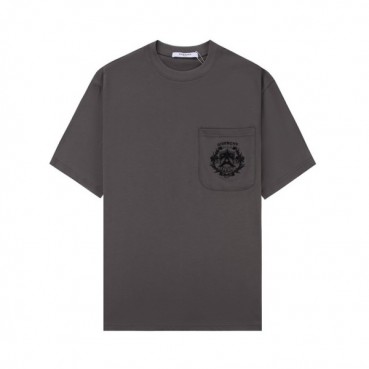 지방시 남성 크루넥 그레이 반팔티 - Givenchy Mens Gray Short Sleeved Tshirts 