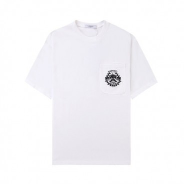 지방시 남성 크루넥 화이트 반팔티 - Givenchy Mens White Short Sleeved Tshirts 