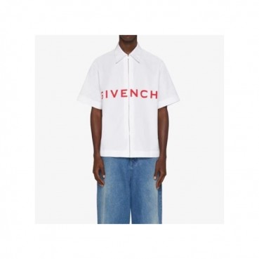 지방시 남성 화이트 폴로 반팔티 - Givenchy Mens White Short Sleeved Tshirts 