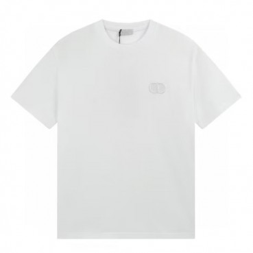 디올 남성 화이트 크루넥 반팔티 - Dior Mens White Tshirts 