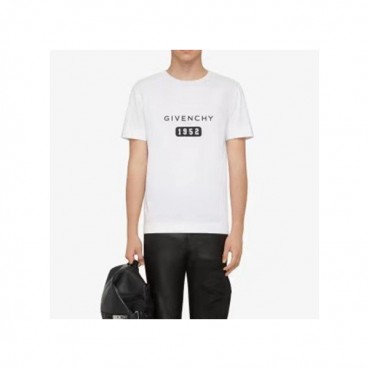 지방시 남성 크루넥 화이트 반팔티 - Givenchy Mens White Short Sleeved Tshirts 