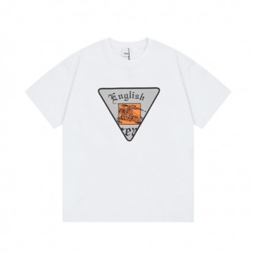 버버리 남성 화이트 크루넥 반팔티 - Burberry Mens White Tshirts 