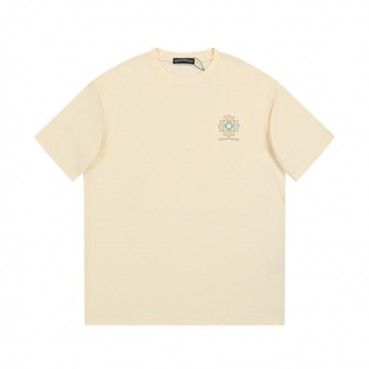 크롬하츠 남성 아이보리 크루넥 반팔티 - Chrom Hearts Mens Ivory Short sleeved T