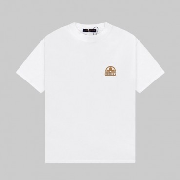 루이비통 남성 화이트 크루넥 반팔티 - Louis vuitton Mens White Short sleeved T