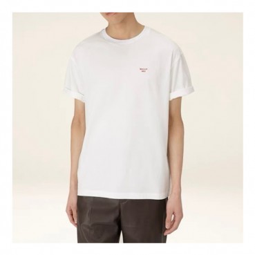 발리 남성 화이트 크루넥 반팔티 - Bally Mens White Tshirts 