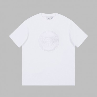 버버리 남성 화이트 크루넥 반팔티 - Burberry Mens White Tshirts 