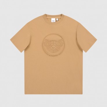 버버리 남성 카멜 크루넥 반팔티 - Burberry Mens Camel Tshirts 