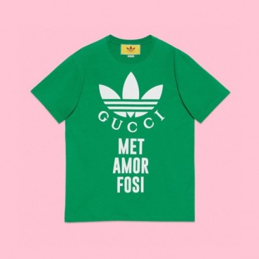 구찌 남/녀 그린 크루넥 반팔티 - Gucci Unisex Green Tshirts 